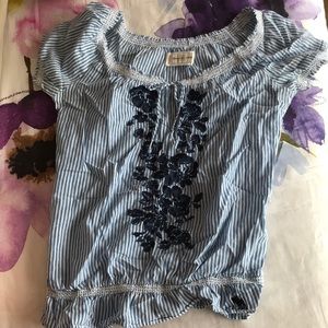 Abercrombie & Fitch blue top